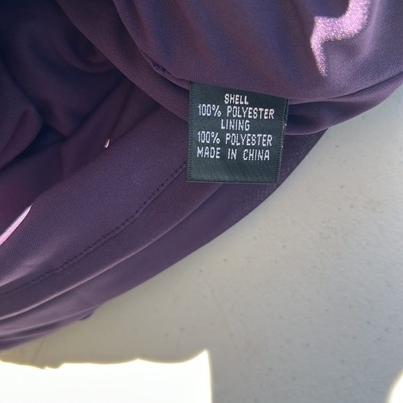 Size 12 Purple Cocktail Dress by Adrianna Papell - Picture 8 of 8